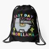 Happy Last Day Of School No Probllama Llama Teacher Drawstring Bag DSB1337