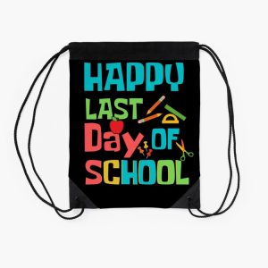 Happy Last Day Of School School Fun Drawstring Bag DSB359 2
