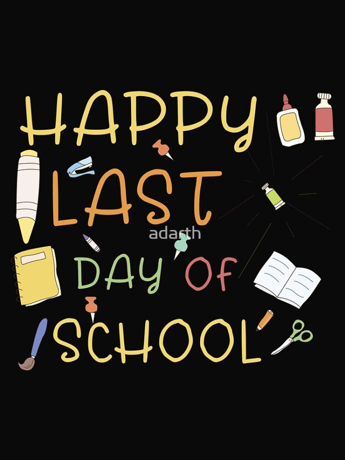 Happy Last Day Of School Summer Break Drawstring Bag DSB1242 1