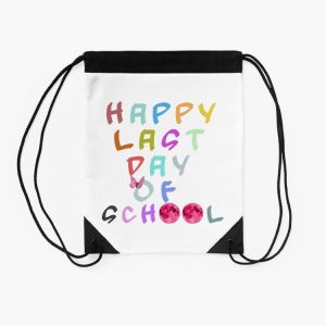 Happy Last Day School Classic Essential Drawstring Bag DSB266 2