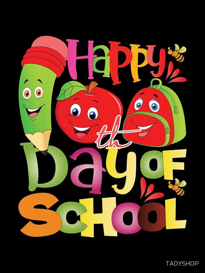 Happy The Days Of School Drawstring Bag DSB1409 1