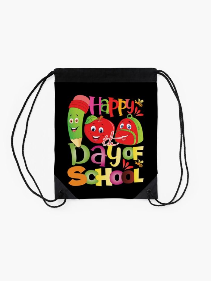 Happy The Days Of School Drawstring Bag DSB1409 2