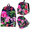 Hawaiian Tropical Birds Pattern Print Back To School Backpack BP733