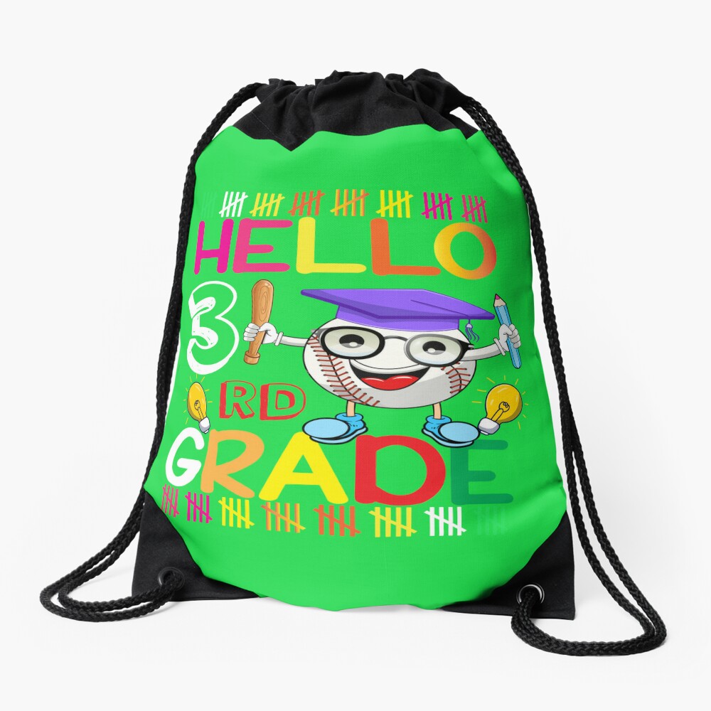 9 Hello 3 Rd Grade Drawstring Bag DSB1332