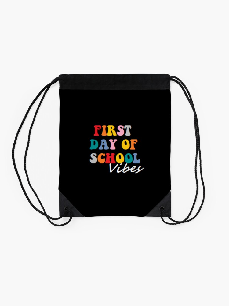 Hello-First-Day-Of-School-Back-To-School-Colorful-Drawstring-Bag-DSB1081-2 Hello First Day Of School Back To School Colorful Drawstring Bag DSB1081 2