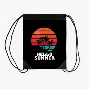 Hello Summer Happy Last Day Of School Drawstring Bag DSB819 2