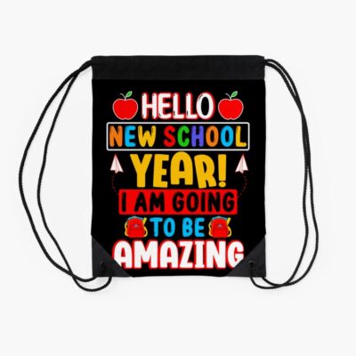 I Am Going To Be Amazing Back To School Gift Students Boys Girls Drawstring Bag DSB1249 2 I Am Going To Be Amazing Back To School Gift Students Boys Girls Drawstring Bag DSB1249 2