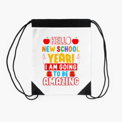 I Am Going To Be Amazing Back To School Gift Students Boys Girls Drawstring Bag DSB307 2