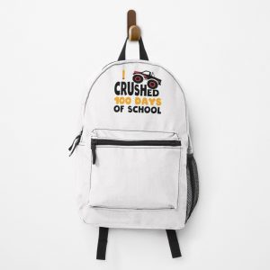 I Crushed 100 Days Of School 100Th Days Kids Boys Monster Truck Backpack PBP1389
