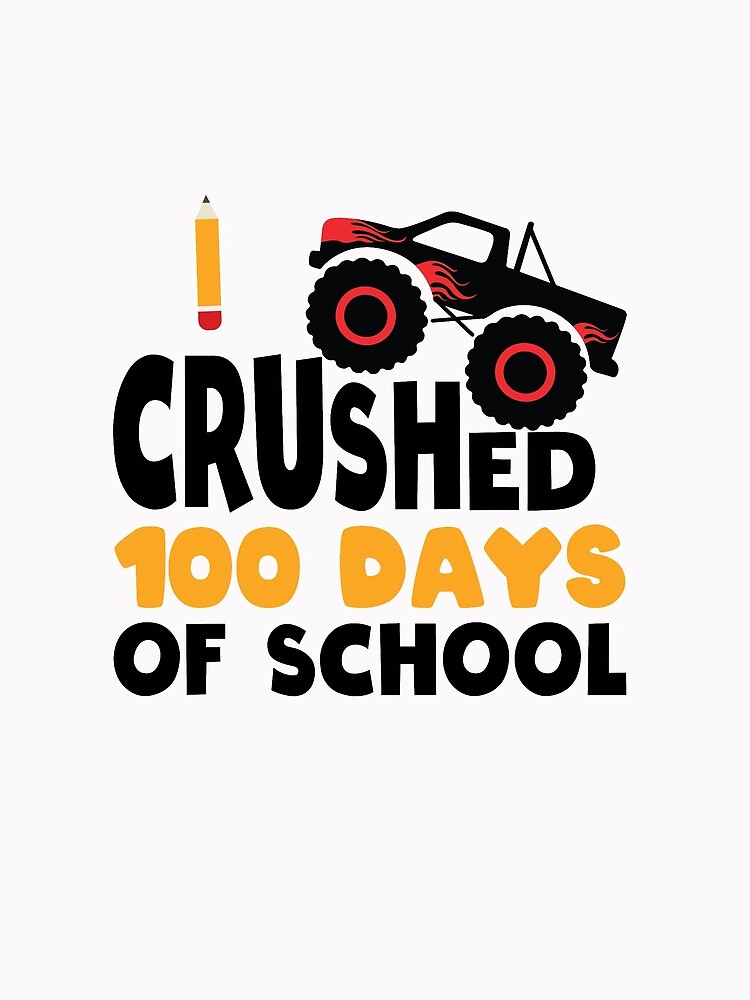 I-Crushed-100-Days-Of-School-100Th-Days-Kids-Boys-Monster-Truck-Drawstring-Bag-DSB1216-1 I Crushed 100 Days Of School 100Th Days Kids Boys Monster Truck Drawstring Bag DSB1216 1