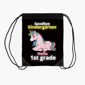 Kids Unicorn Last Day Of School 2023 Drawstring Bag DSB1401 2