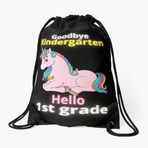 Kids Unicorn Last Day Of School 2023 Drawstring Bag DSB1401