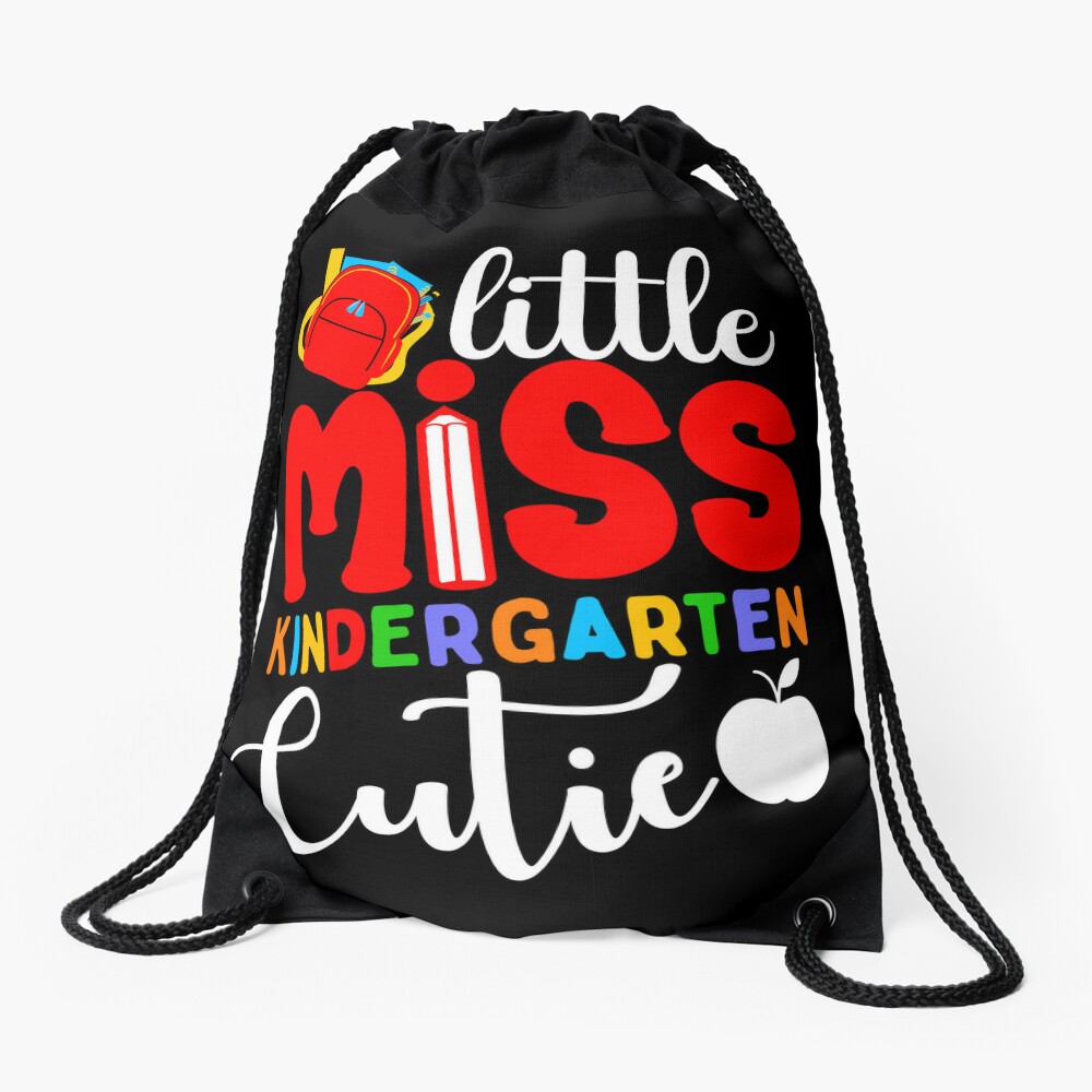Kindergarten Cutie Back To School Gift Students Girls Drawstring Bag DSB1032