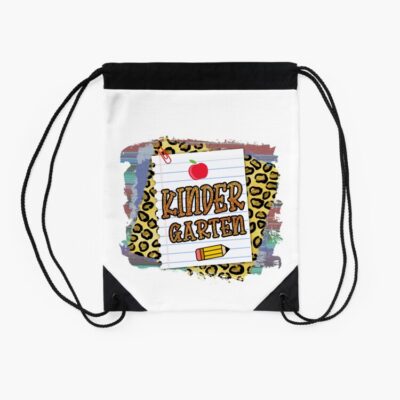 Kindergarten Happy First Day Of School Back To School Drawstring Bag DSB021 2 Kindergarten Happy First Day Of School Back To School Drawstring Bag DSB021 2