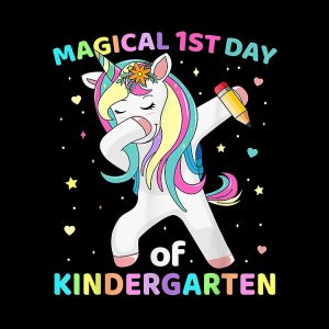 Kindergarten Unicorn First Day Of School Back To Girls Drawstring Bag DSB222 1