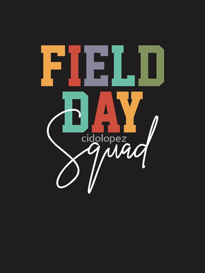 Last Day Of School Field Day Squad Funny School Drawstring Bag DSB269 1