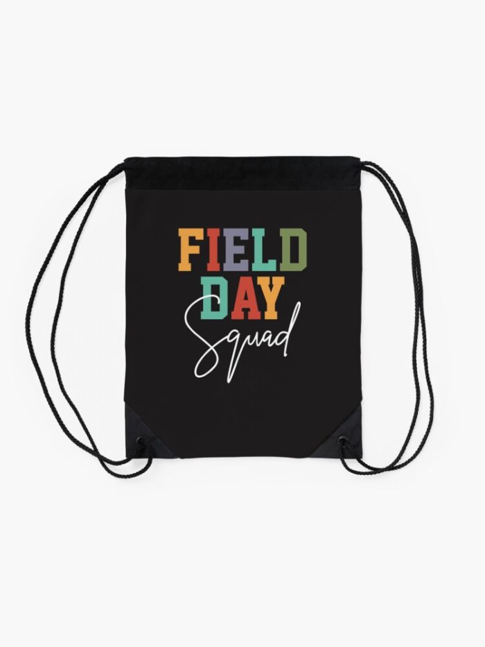 Last Day Of School Field Day Squad Funny School Drawstring Bag DSB269 2