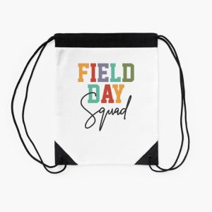 Last Day Of School Field Day Squad Funny School Drawstring Bag DSB300 2