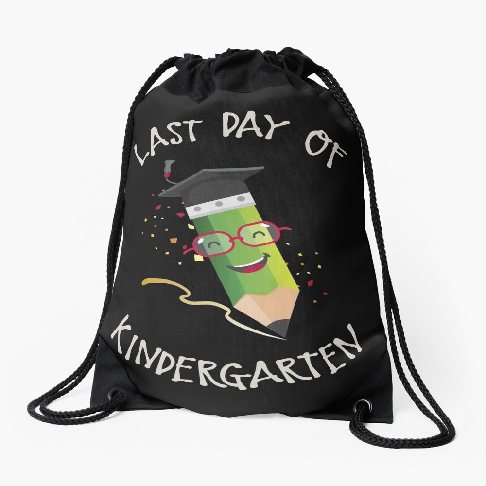 Last Day Of School Kindergarten Drawstring Bag DSB494