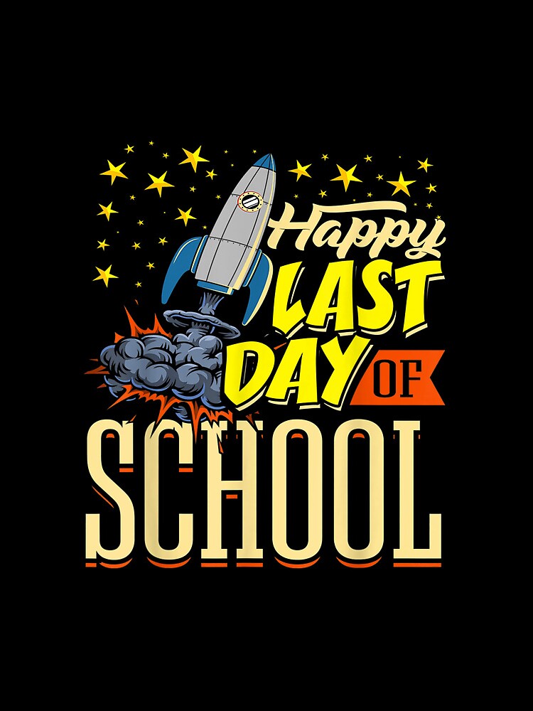 Last Day Of School Rocket Teacher Appreciation Student Drawstring Bag DSB1180 1