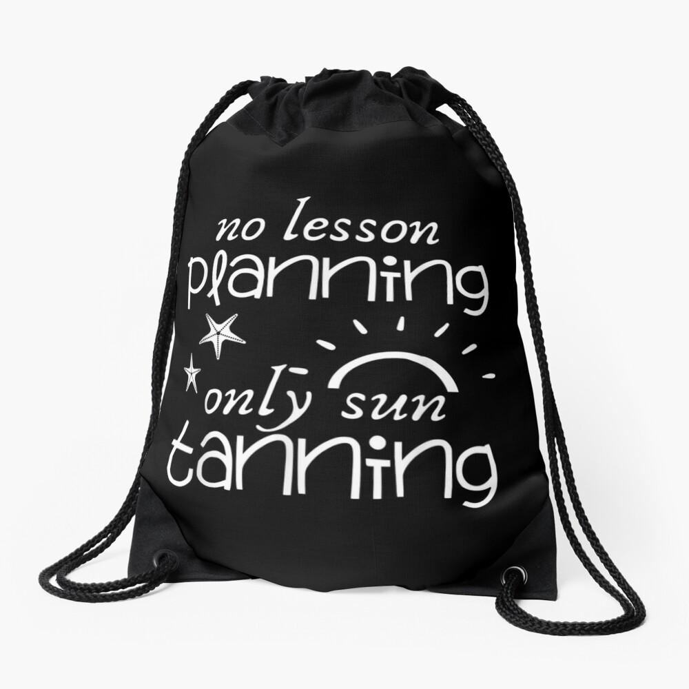 Last Day Of School Teacher Summer Break Drawstring Bag DSB1088