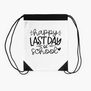 Last Day Of School Vibes Art Drawstring Bag DSB1043 2