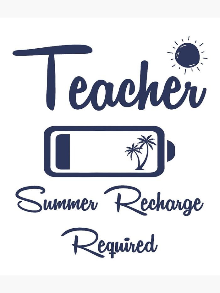 Last Day Of School Vintage Teacher Summer Recharge Required Backpack PBP304 1