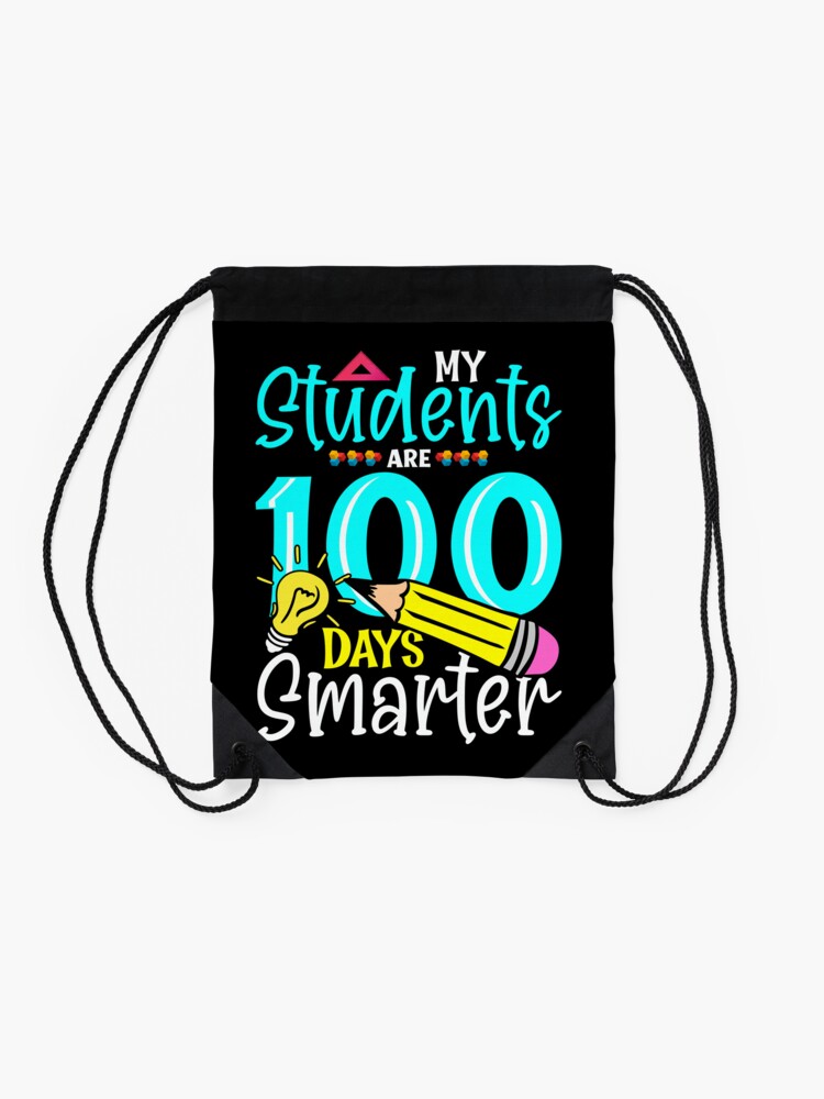 Leopard-Rainbow-100-Days-Of-School-Cute-100-Days-Gift-For-Teacher-Drawstring-Bag-DSB805-2 Leopard Rainbow 100 Days Of School Cute 100 Days Gift For Teacher Drawstring Bag DSB805 2