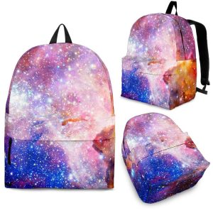 Light Stardust Galaxy Deep Space Print Back To School Backpack BP713