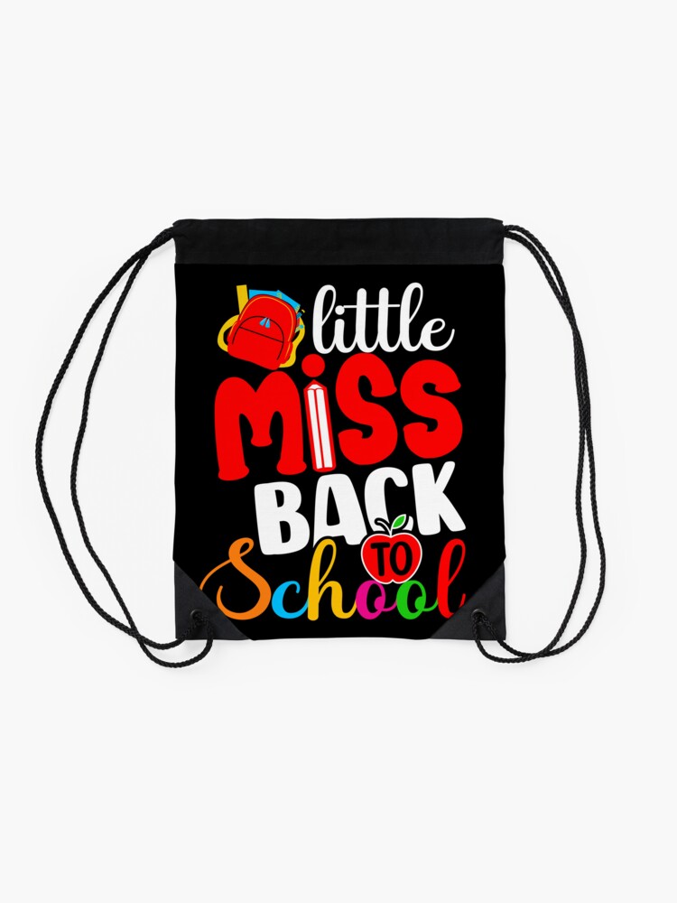 Little-Miss-Back-To-School-Gift-For-Students-Girls-Drawstring-Bag-DSB1163-2 Little Miss Back To School Gift For Students Girls Drawstring Bag DSB1163 2
