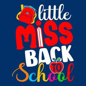 Little Miss Back To School Gift For Students Girls Drawstring Bag DSB292 1