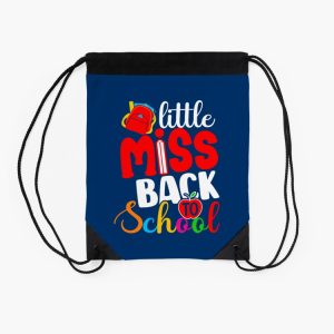 Little Miss Back To School Gift For Students Girls Drawstring Bag DSB292 2