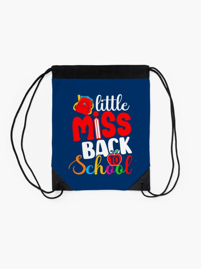 Little Miss Back To School Gift For Students Girls Drawstring Bag DSB292 2