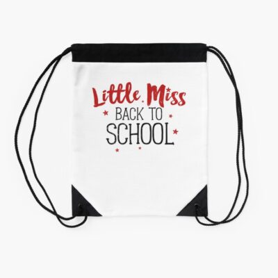 Little Miss Back To School Pink First Day Drawstring Bag DSB1103 2 Little Miss Back To School Pink First Day Drawstring Bag DSB1103 2