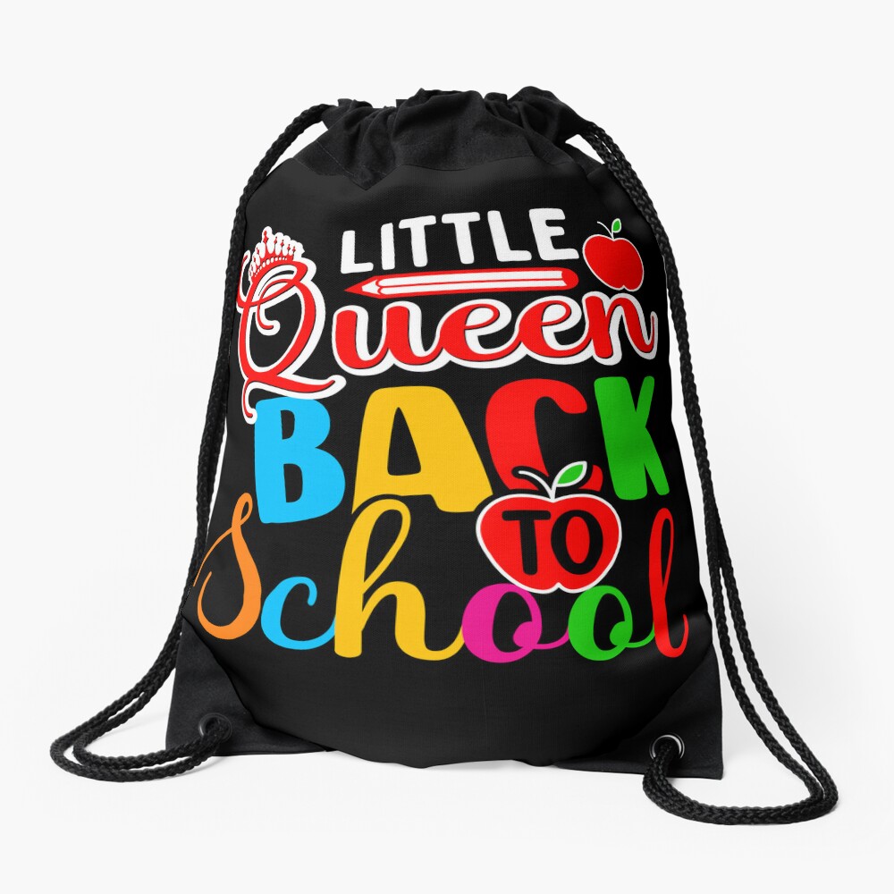 Little Queen Back To School Gift For Students Girls Drawstring Bag DSB1127