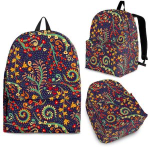 Mandala Floral Bohemian Pattern Print Back To School Backpack BP705