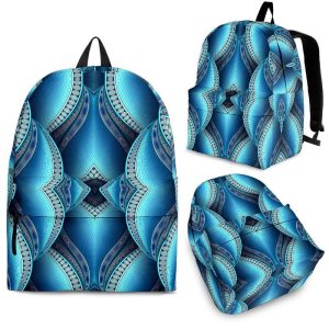 Mandala Waves Bohemian Pattern Print Back To School Backpack BP702