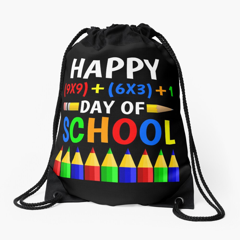 Math Formula 100 Days Of School Design For Teachers And Students Great Math Lover Drawstring Bag DSB523