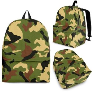 Military Camouflage Print Back To School Backpack BP372