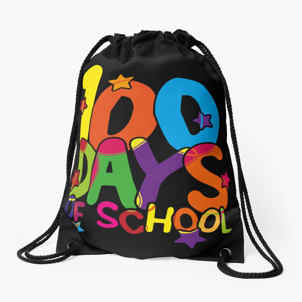 My-Little-Stars-Are-100-Days-Brighter-100-Magical-Days-Of-School-And-Lovin-It-Unicorn-Rainbow-Drawstring-Bag-DSB718 My Little Stars Are 100 Days Brighter 100 Magical Days Of School And Lovin It Unicorn Rainbow Drawstring Bag DSB718