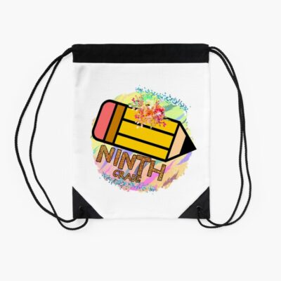 Ninth Grade Happy First Day Of School Back To School Drawstring Bag DSB104 2 Ninth Grade Happy First Day Of School Back To School Drawstring Bag DSB104 2