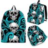 Octopus Tentacles Skull Pattern Print Back To School Backpack BP677