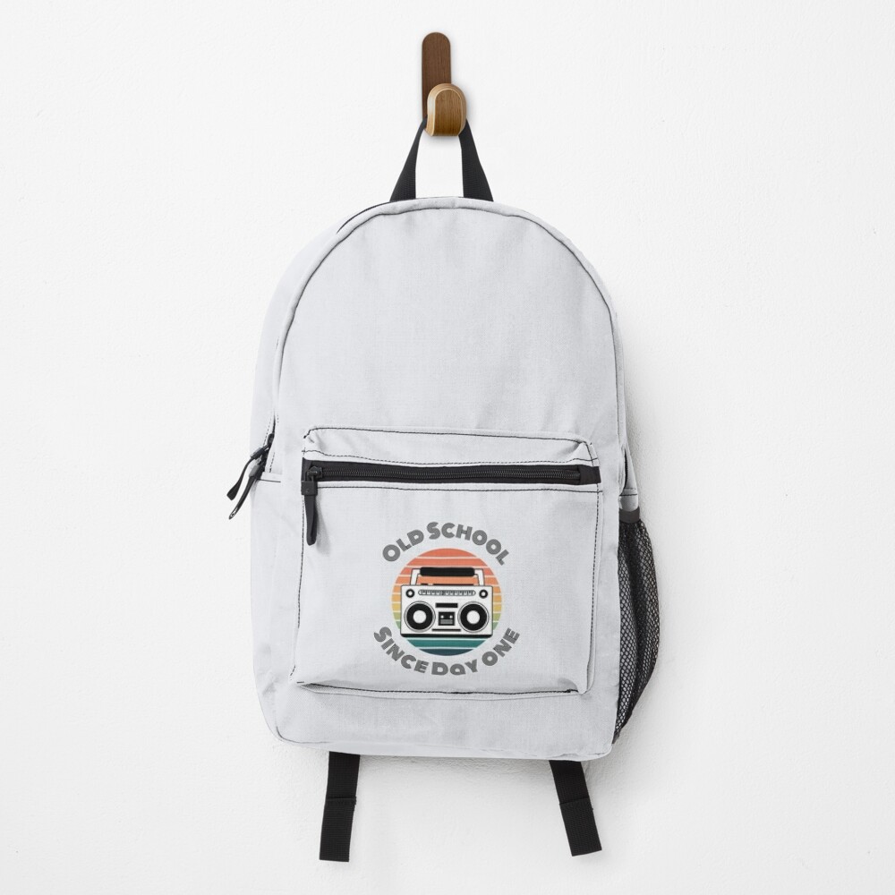 Old School Since Day One Living Legend Boom Box Backpack PBP918