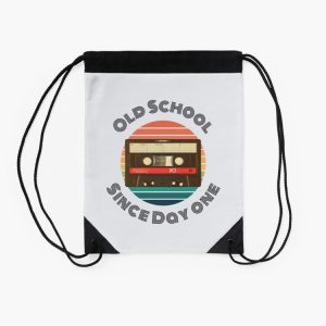 Old School Since Day One Living Legend Cassette Drawstring Bag DSB461 2