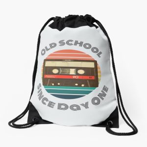 Old School Since Day One Living Legend Cassette Drawstring Bag DSB461