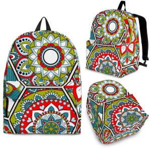 Oriental Mandala Bohemian Pattern Print Back To School Backpack BP673