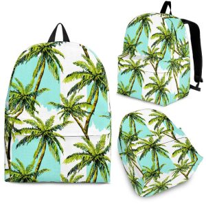 Palm Tree Tropical Pattern Print Back To School Backpack BP665