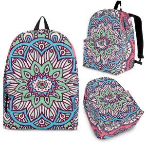 Pastel Mandala Bohemian Pattern Print Back To School Backpack BP660