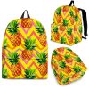 Pastel Zig Zag Pineapple Pattern Print Back To School Backpack BP654