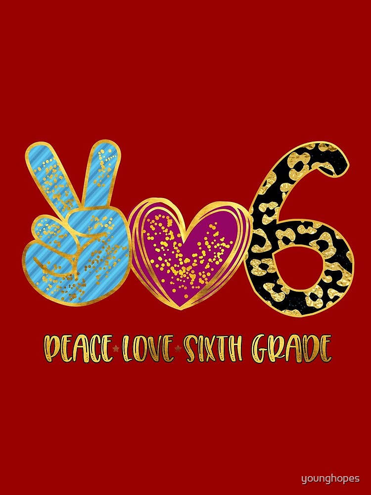 Peace-Love-Sixth-Grade-Back-To-School-Drawstring-Bag-DSB971-1 Peace Love Sixth Grade Back To School Drawstring Bag DSB971 1